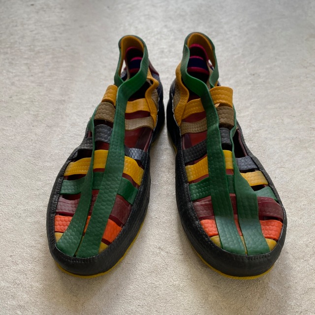 Dr. da Borracha｜アマゾン天然ゴム 手仕事シューズ　ハイカットサンダル③２３.５cm