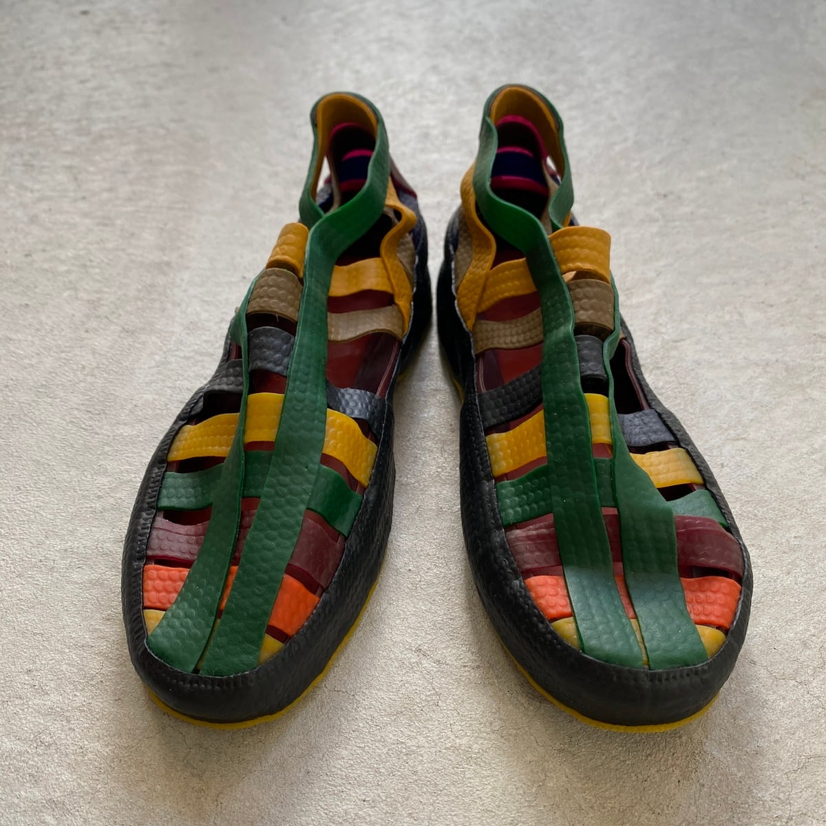 Dr. da Borracha|アマゾン天然ゴム 手仕事シューズ ハイカットサンダル③23.5cm