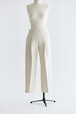IVORY TUCKED PANTS 26FW04