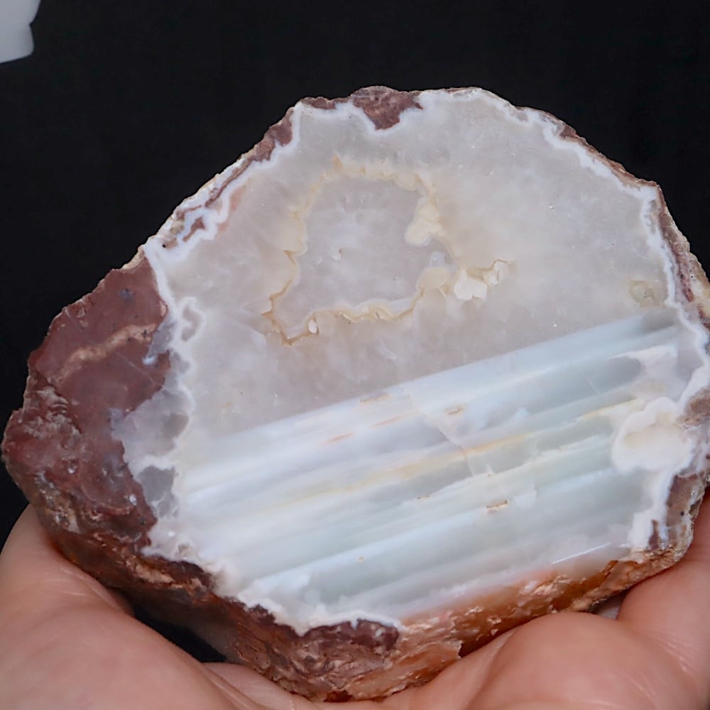 大きめ！オレゴン州産 サンダーエッグ 337,2g AG369 瑪瑙 鉱物 天然石