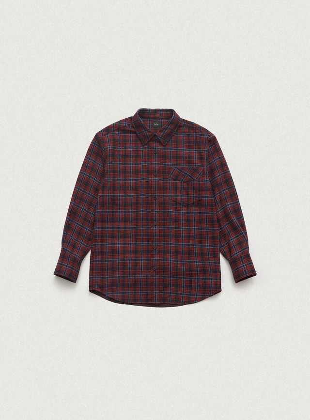 [The Barnnet] Odette Overfit Check Shirt_Red 正規品 韓国ブランド 韓国通販 韓国代行 韓国ファッション ザ バーネット ザバーネット thebarnnet 日本 店舗