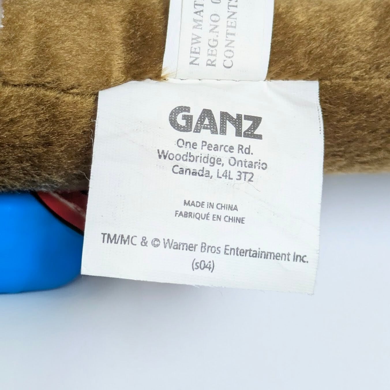 ☆ DEADSTOCK / VINTAGE 90' ☆【 Looney Tunes ( ルーニーテューンズ ) 】ワイリー・コヨーテ plush CANADA LIMITED / ぬいぐるみ / プラッシュ 〚アメリカン雑貨 アメトイ〛