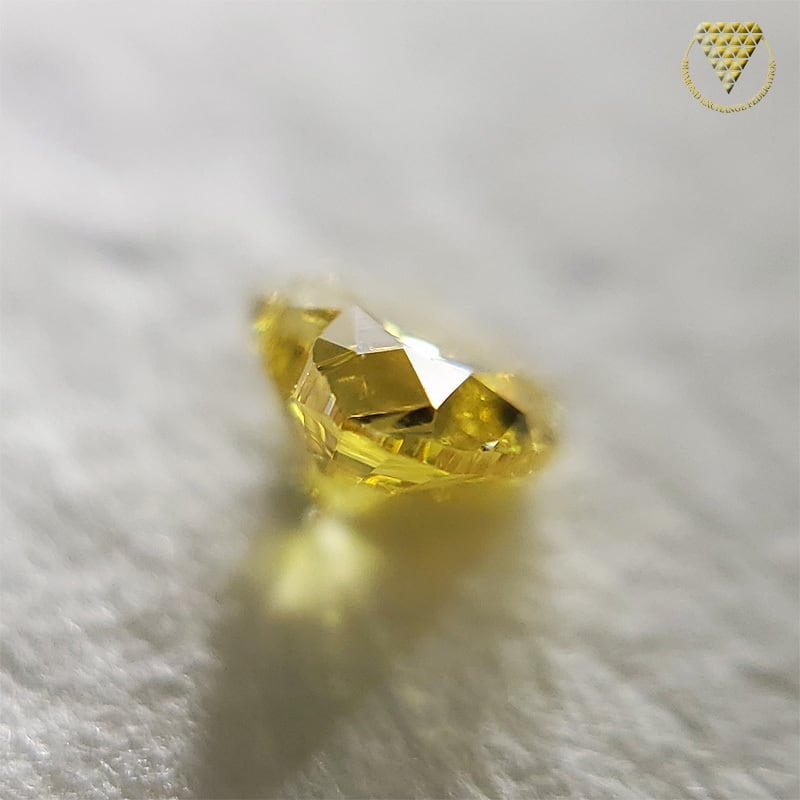 イェローダイヤモンドルース/ F.L.B.YELLOW/ 0.158 ct.