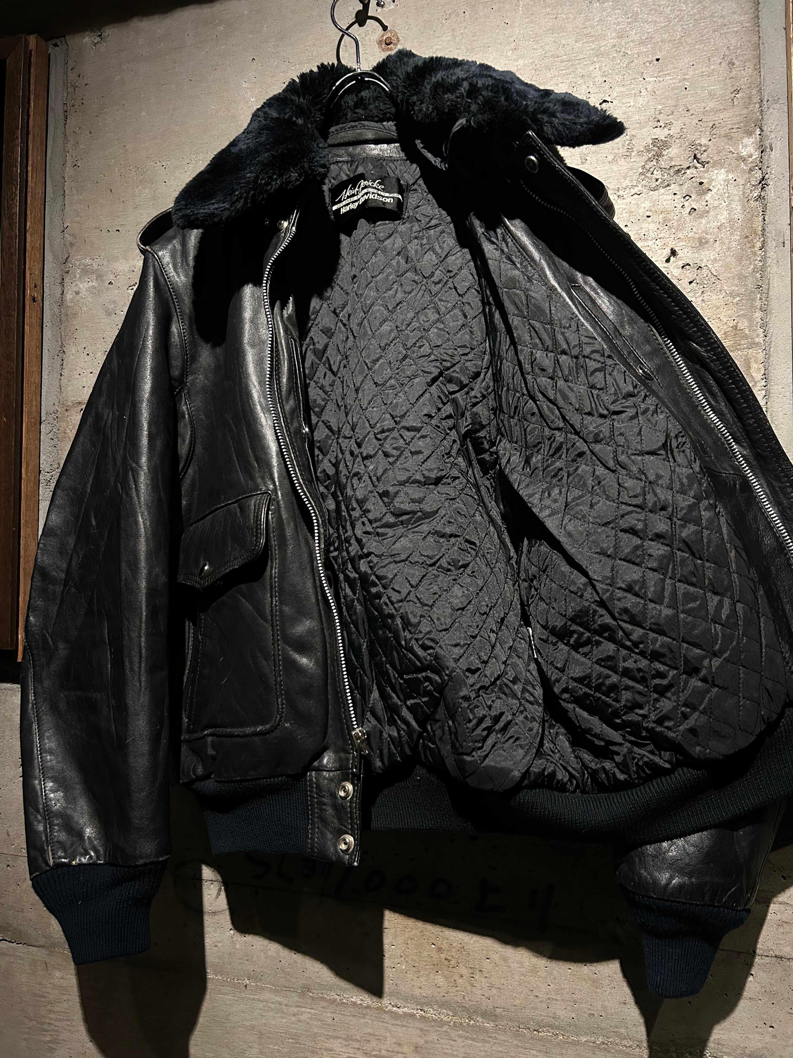 Caka】“Harley Davidson × Hein Gericke” G-1 Type Leather Flight