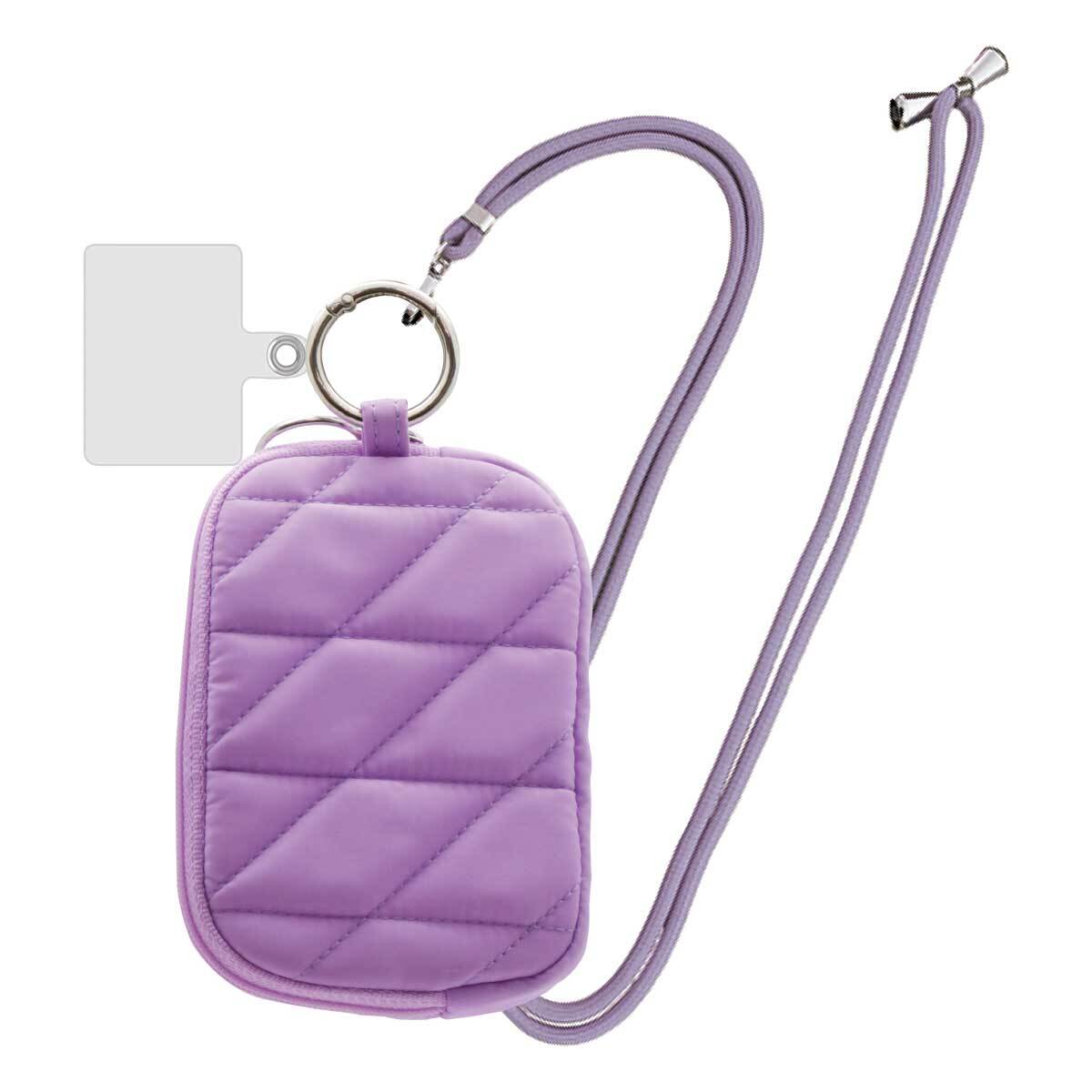 ポーチ＆ストラップ】 ポーチ＆ストラップ キルティングポーチ ネック