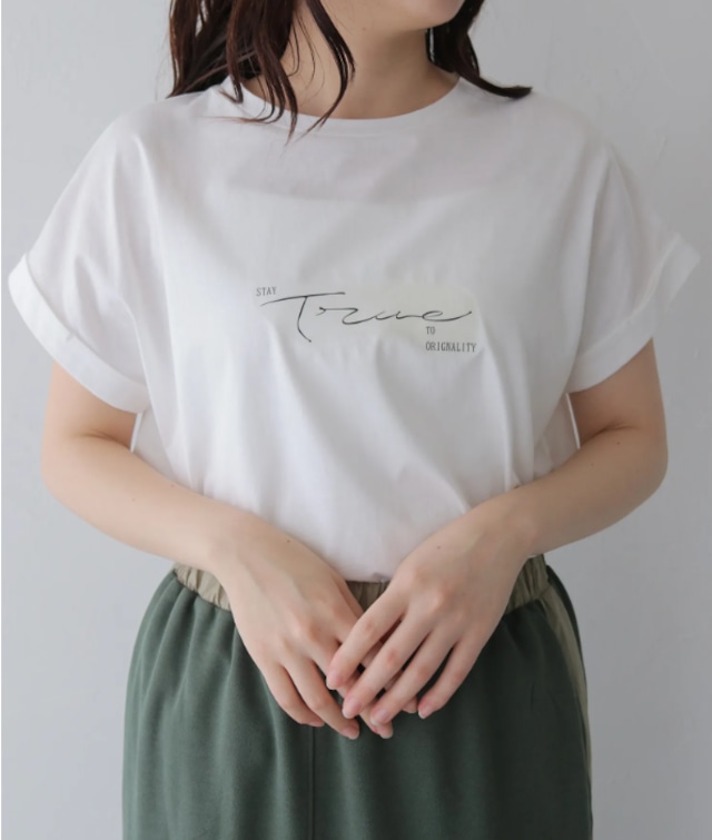 7月12日まで販売☆ドライタッチコット スクリプトフォントT