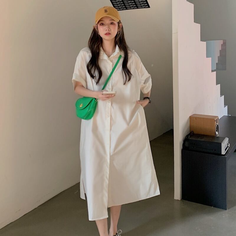 サマースタイルルーズシャツ ドレス 夏物 YY-ファッション41620538414