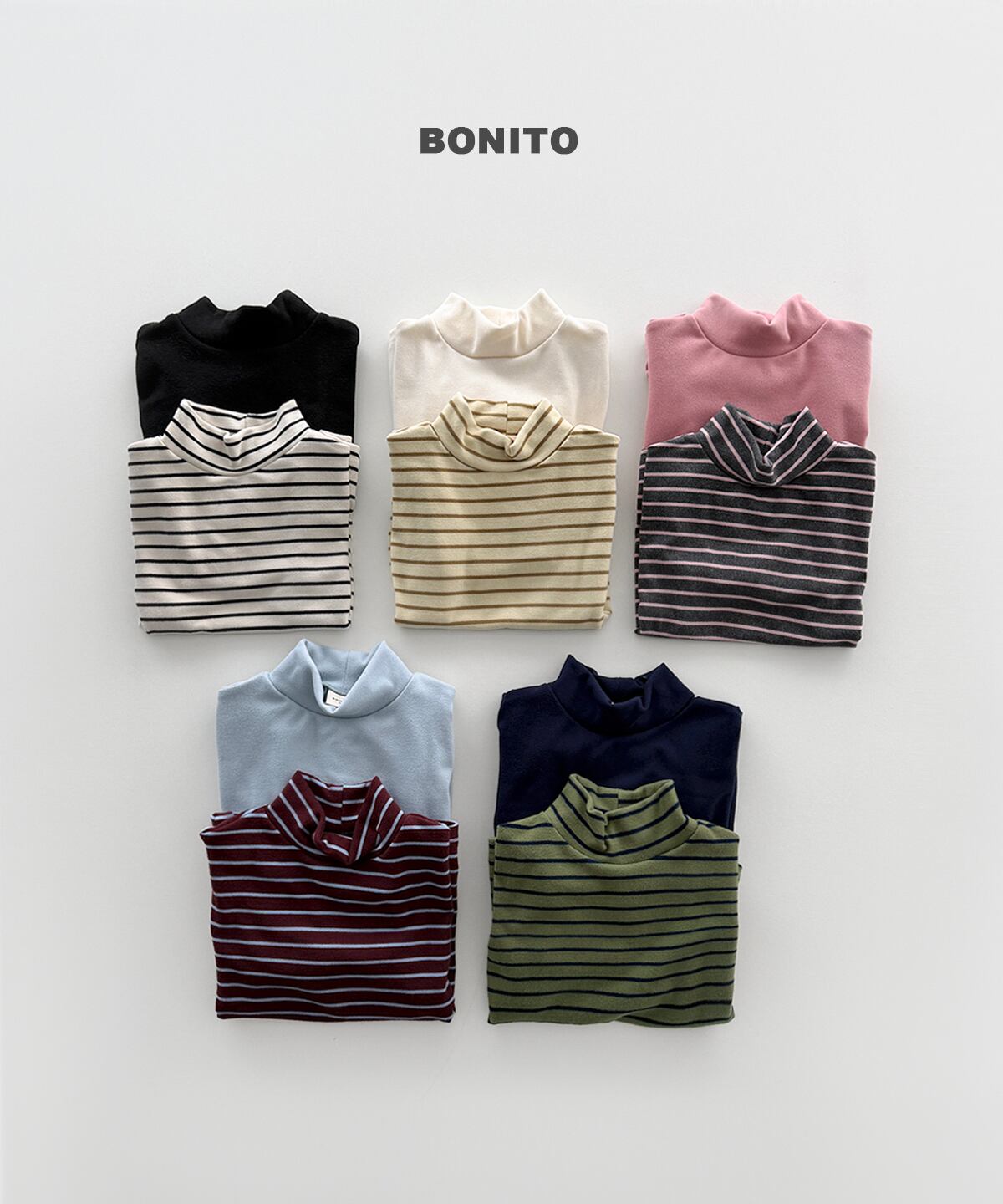 【Jr.size】1+1 turtleneck【BONITO】※12月中旬発送予定