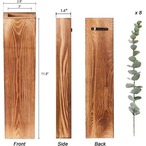 【木製 インテリア 花瓶】無垢材 マグネット 壁掛け 北欧テイスト フラワーアレジメント 一輪挿し ミニマリスト シンプル 観葉植物 カフェ ドライフラワー