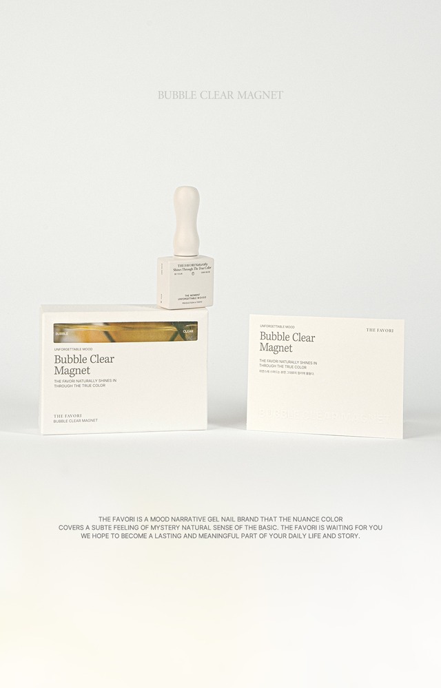 WHITE CLEAR MAGNET GEL