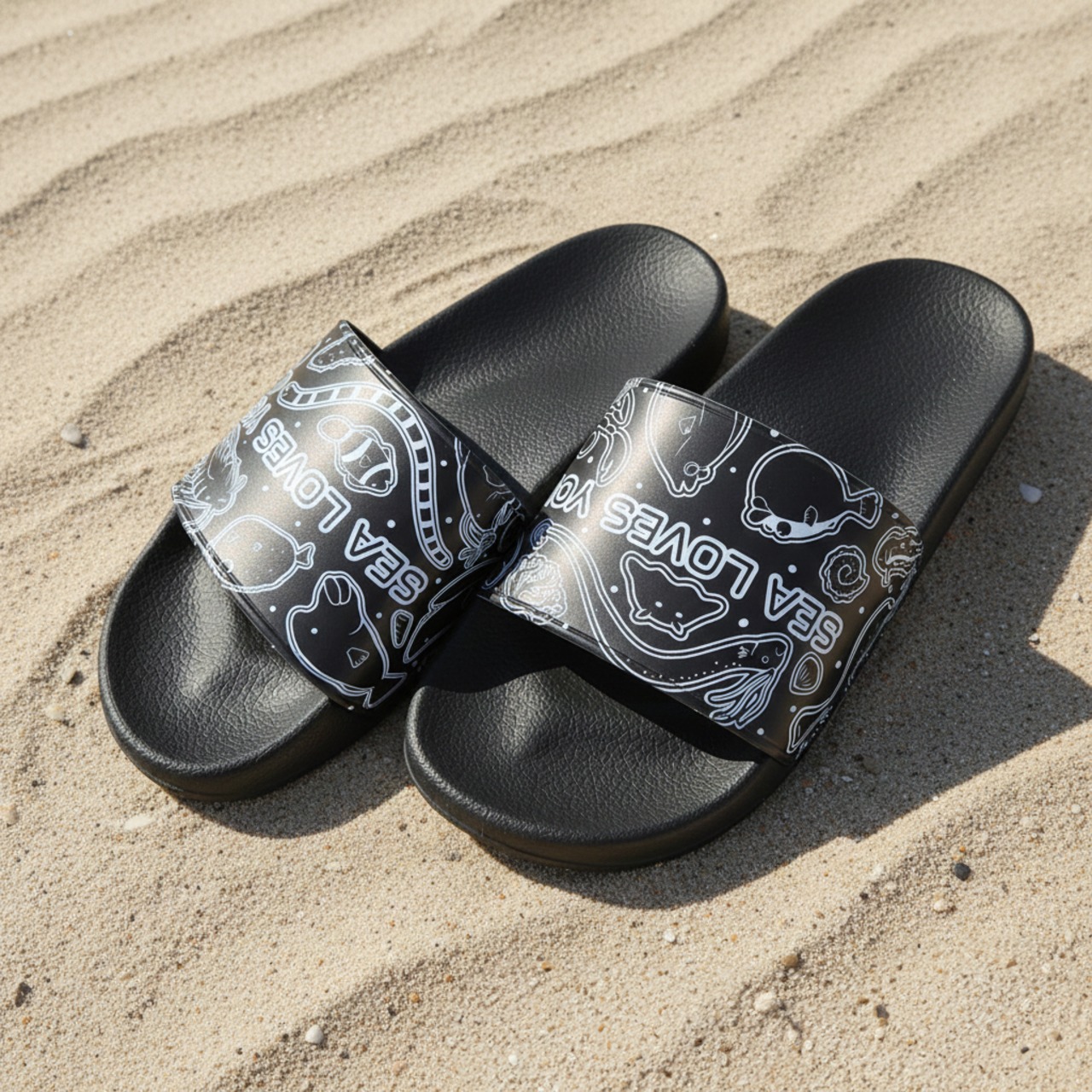 シーパラダイス-シャワーサンダル(ブラック-27cm) - 5