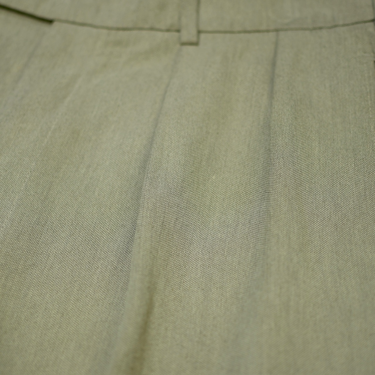rayon blend 2tuck slacks khaki