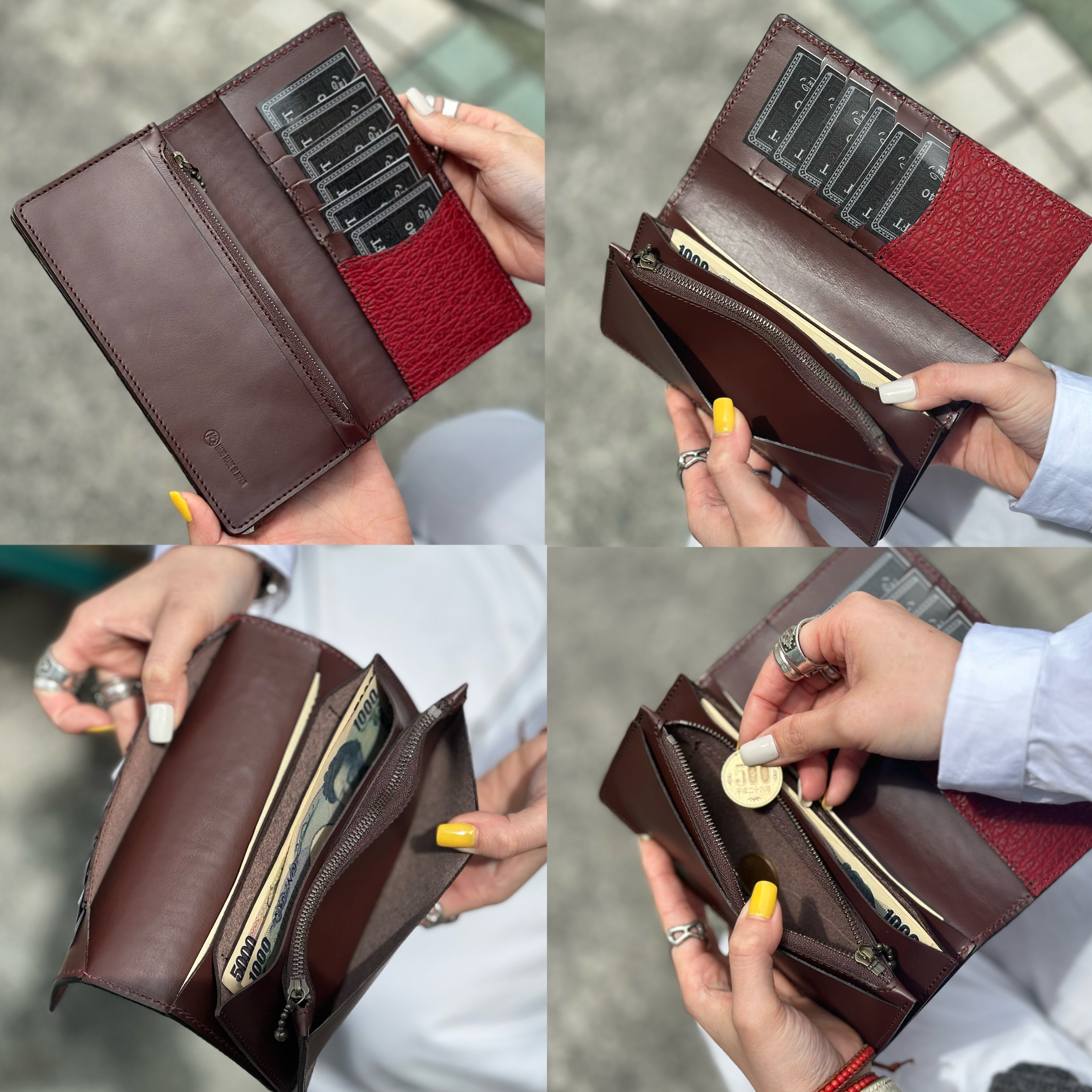 KC,s ケイシイズ　エレファント　バイカーズウォレット　長財布　財布 限定商品】ウォレット スタンダード 手染めエレファント