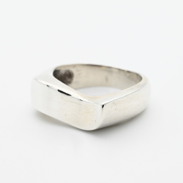 Scandinavian Modernist Wavy Ring By Hermann Siersbol #12.0 / Denmark