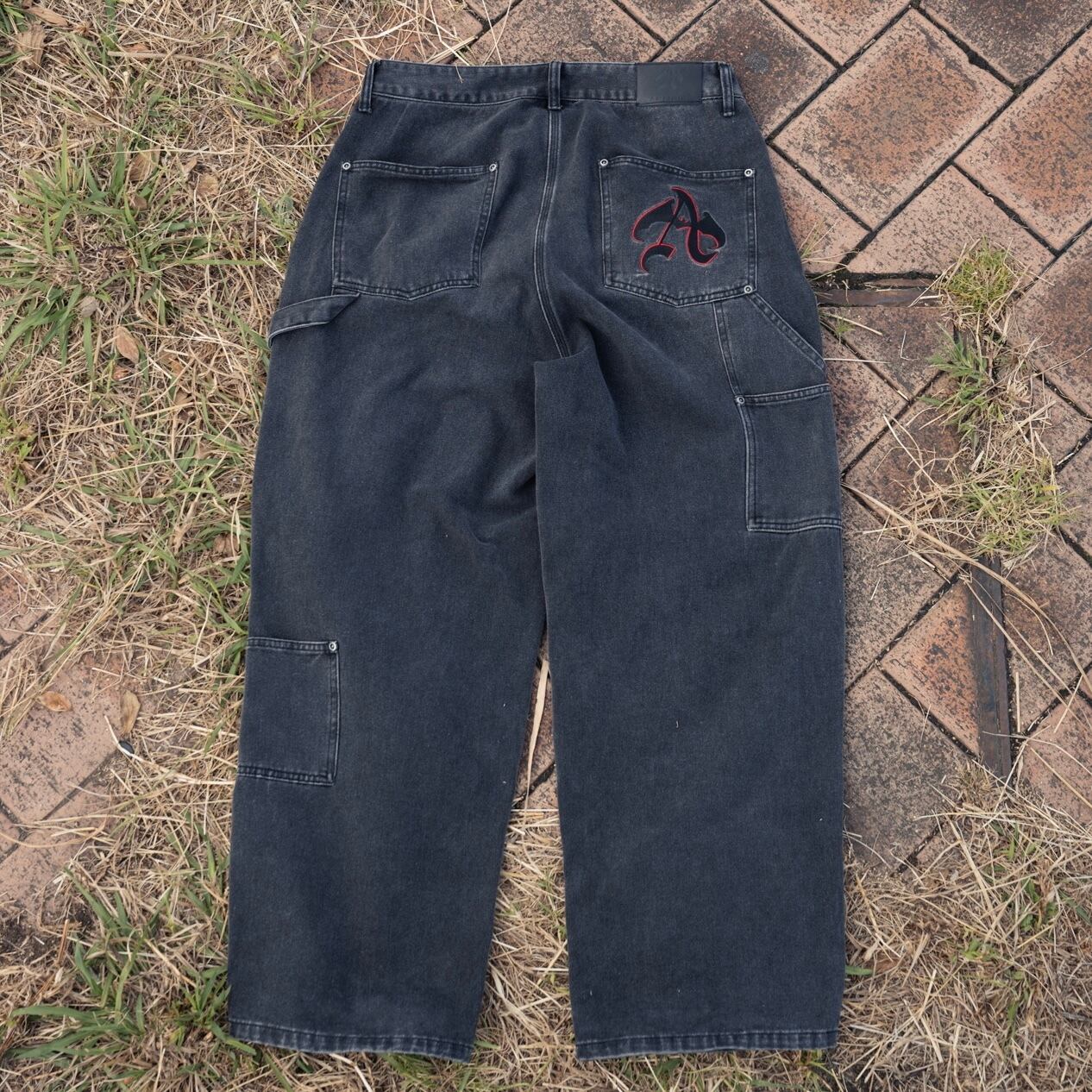 ANTIMID デニム DOUBLE KNEE DENIM Lサイズ 6QLrM-m23067915069 メンズ 