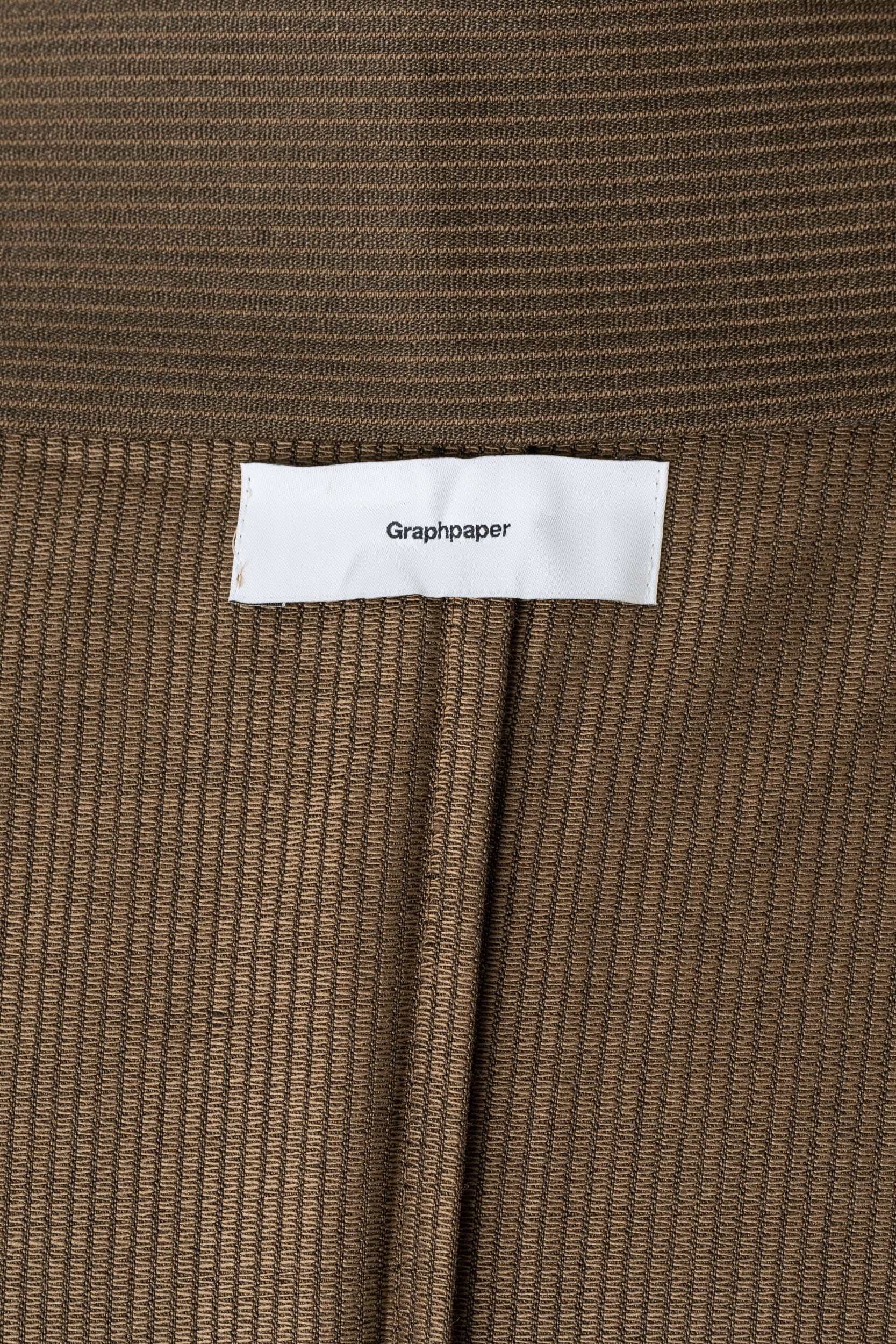 羽織 / Y. & SONS × Graphpaper / Melange Pique / BROWN（With