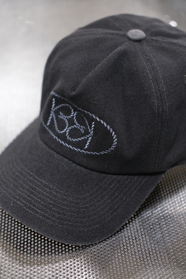 【Kijun】Logo Camp Cap Charcoal - charcoal -