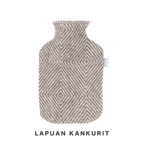 LAPUAN KANKURIT(ラプアンカンクリ) / MARIA hot water bottle / brown-white