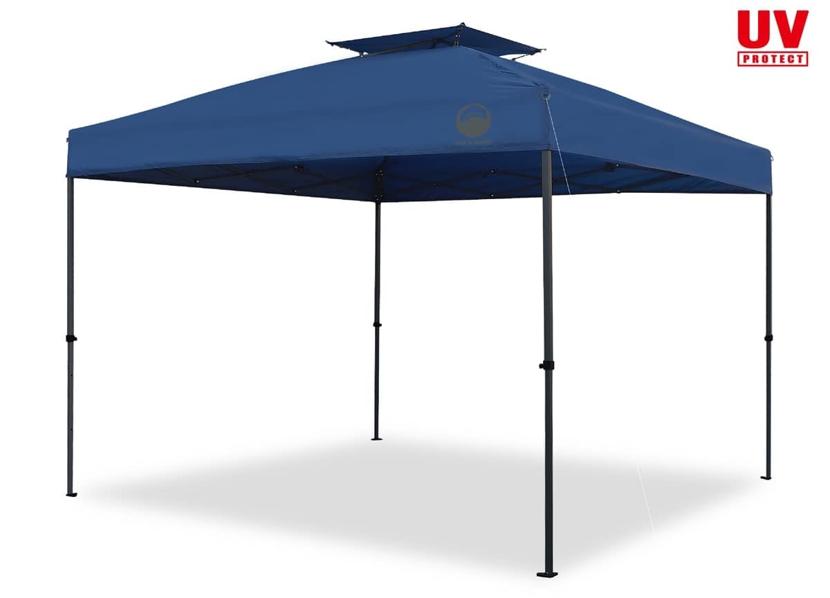 FESTUM ワンタッチテント 約250×250cm ネイビー マルチタープ付き Field to Summit ワンタッチテントMV300 FTSMV300 ワンタッチ テント