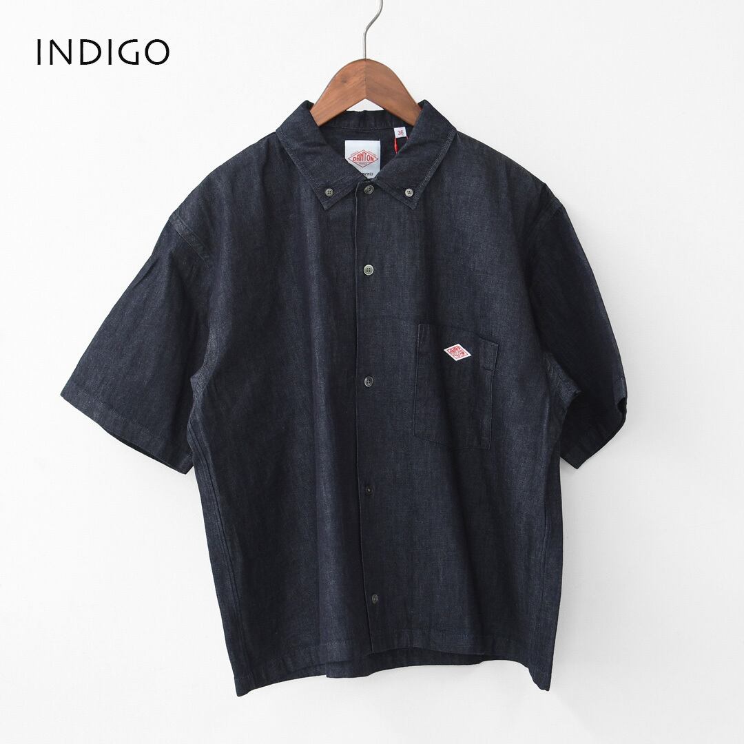 DANTON [ダントン] B.D. SHORT SHIRT S/S [DT-B0443DUG] B.D.ショート