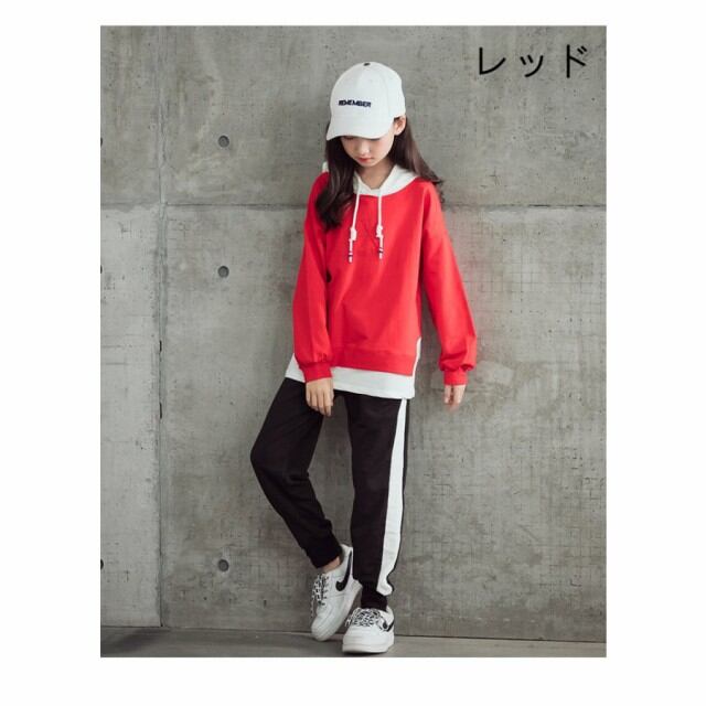 スウェット セットアップ フーディー × パンツ 春秋 かわいい セットアップ春秋女の子☆韓国スタイル パーカー レディース
