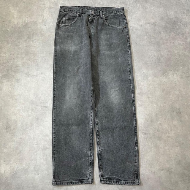 Wrangler ラングラー W34 ブラックデニム ボトム 黒 16353