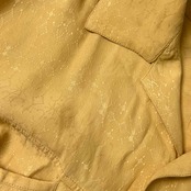 TETE HOMME KATOH KAZUTAKA テットオム 総柄 開襟 半袖シャツ/イエロー メンズ ビンテージ