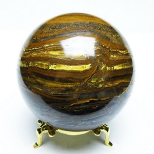 アイアンタイガーアイ 丸玉 86mm スフィア 一点物 151-8124