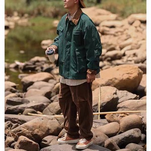 Corduroy collar field jacket 1169