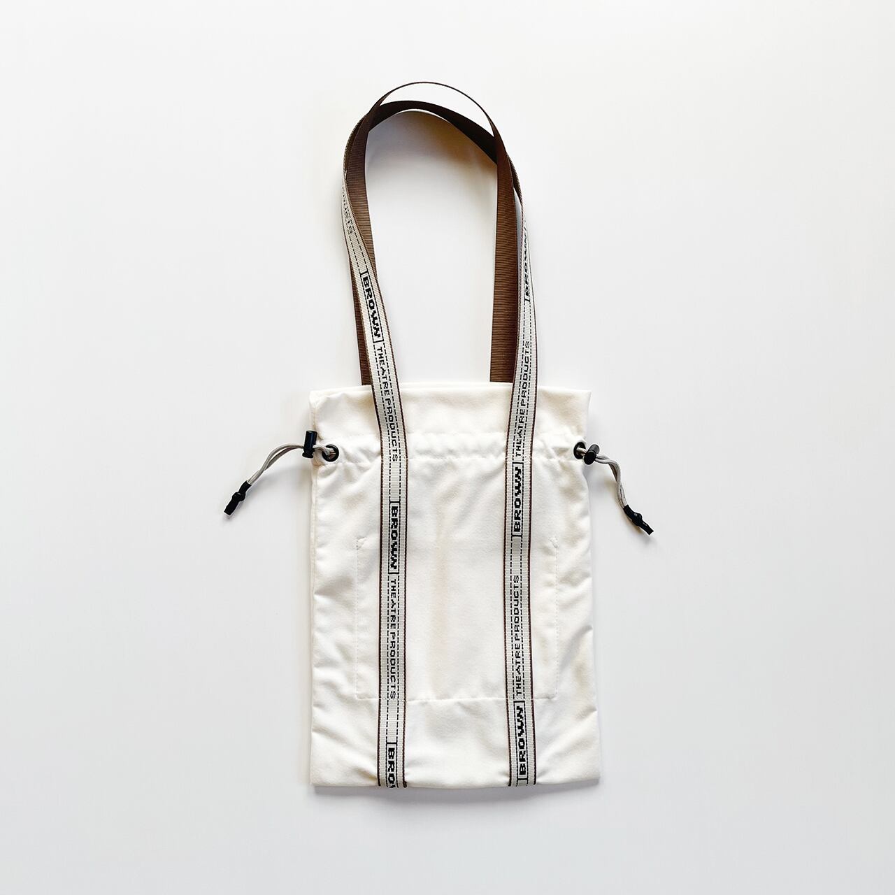 【THEATRE PRODUCTS】JACQUARD TAPE SHOUES BAG (IVORY)