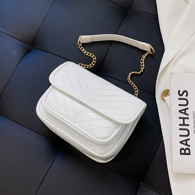 フレンチテクスチャー人気バッグレディース2020ニューウェーブサマーファッションチェーンショルダーメッセンジャーバッグワイルドストレーバッグ Tiancai_Wing_Bag7520522