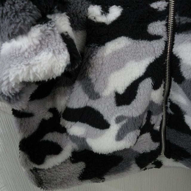 カモフラ 迷彩柄 シャギーボア パーカー | @YUG ～ project by yugstyle