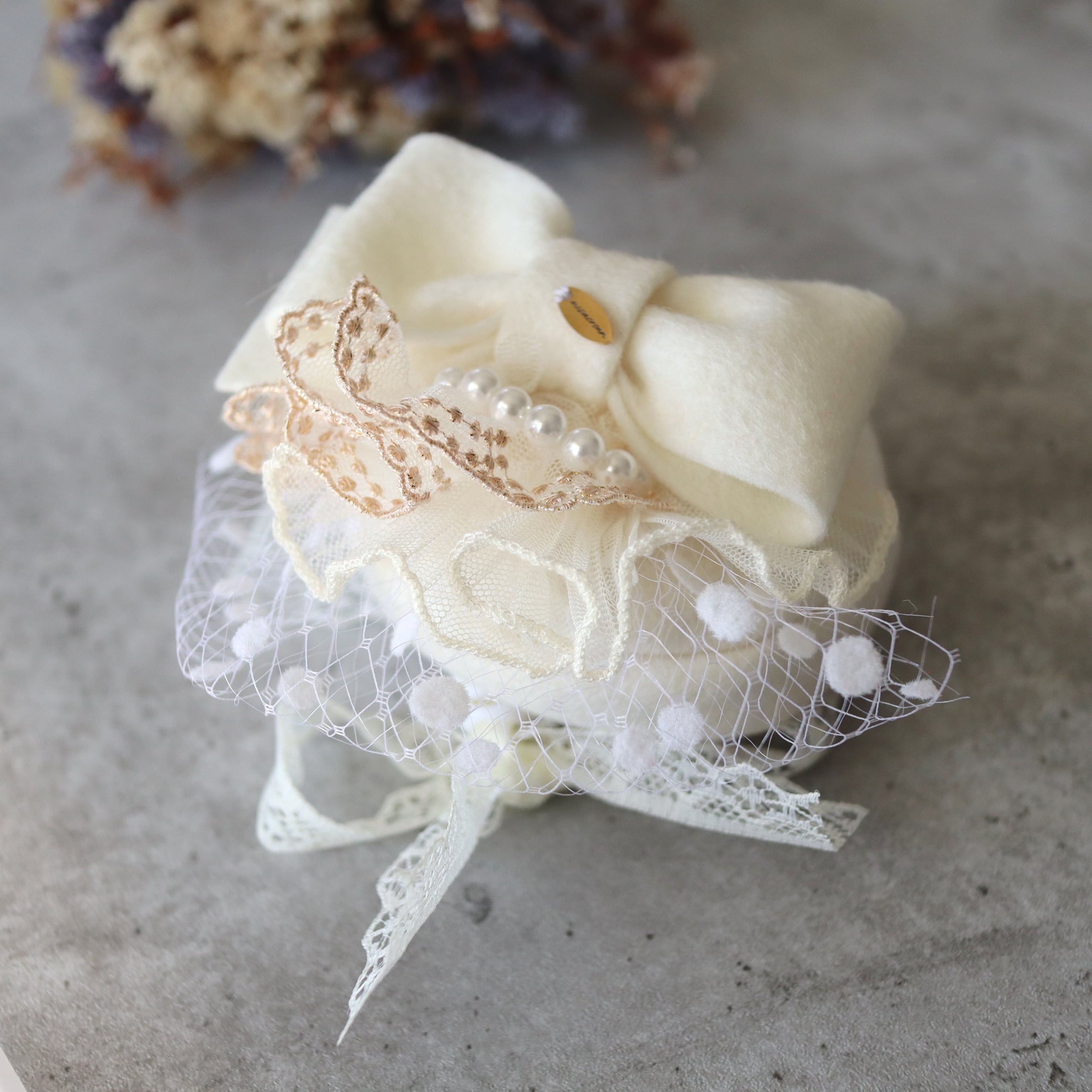 ロイヤル・トーク帽 オフホワイト | misacrown