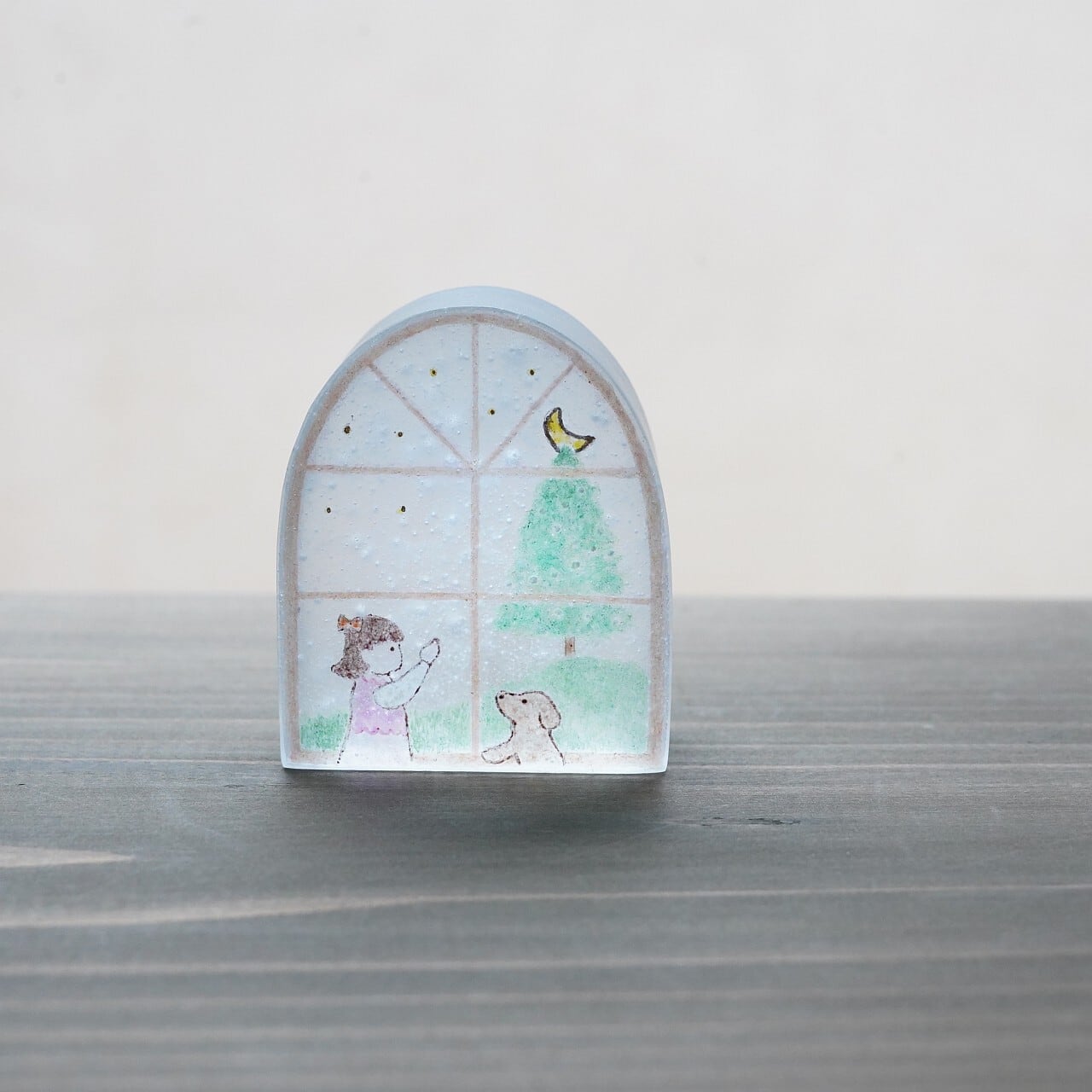 【松本みどり】ペーパーウエイト 聖夜