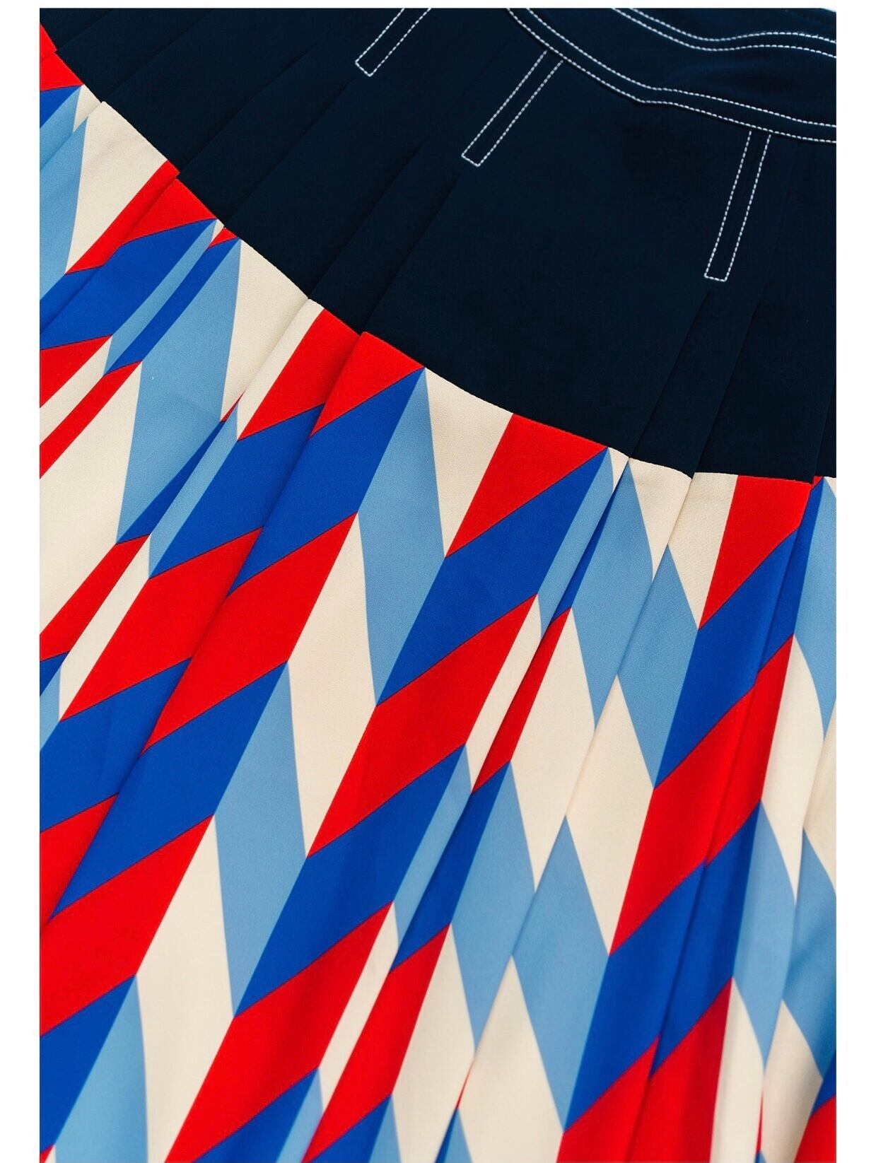 スカート マキシ ボトムス 赤 青 チェック カーディガン リボン