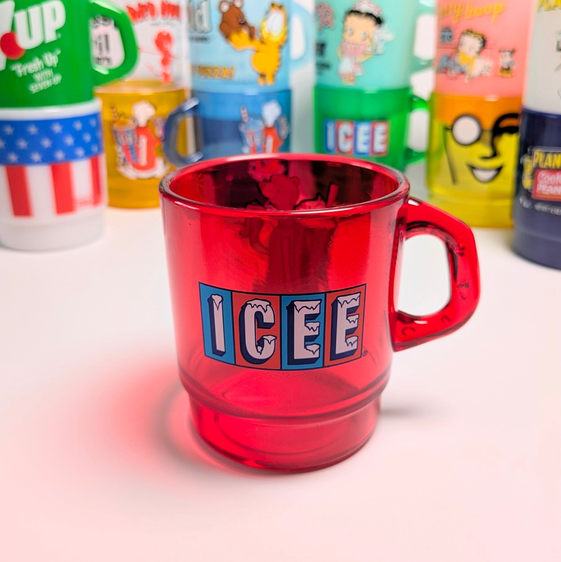 【 STACKING MUG / スタッキングマグ   積み重ねられるマグ  】 ICEE(アイシー) / プラスティックマグ 〚アメリカン雑貨 アメトイ〛