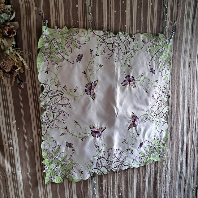 ヨーロッパ 刺繡クロス used [507077]
