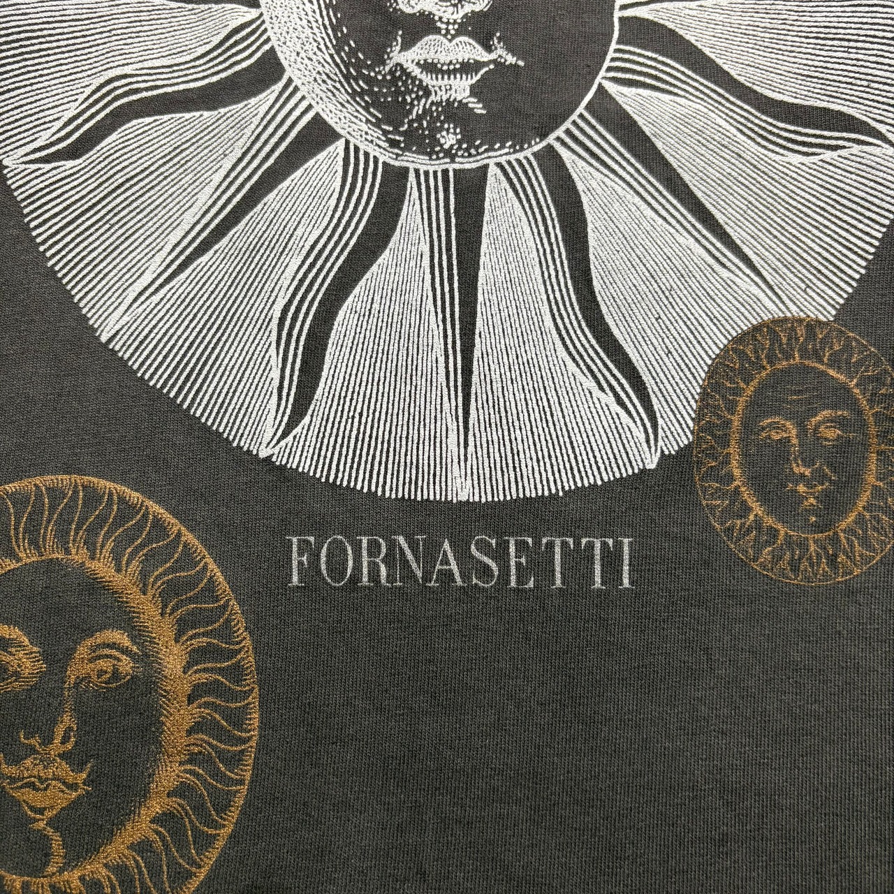 vintage 1990’s FORNASETTI aop print art tee