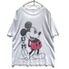 Old Mickey [Walt Disney Company - Made In USA] Vintage Official Print T-Shirt [1970s-] Vintage Print T-Shirt