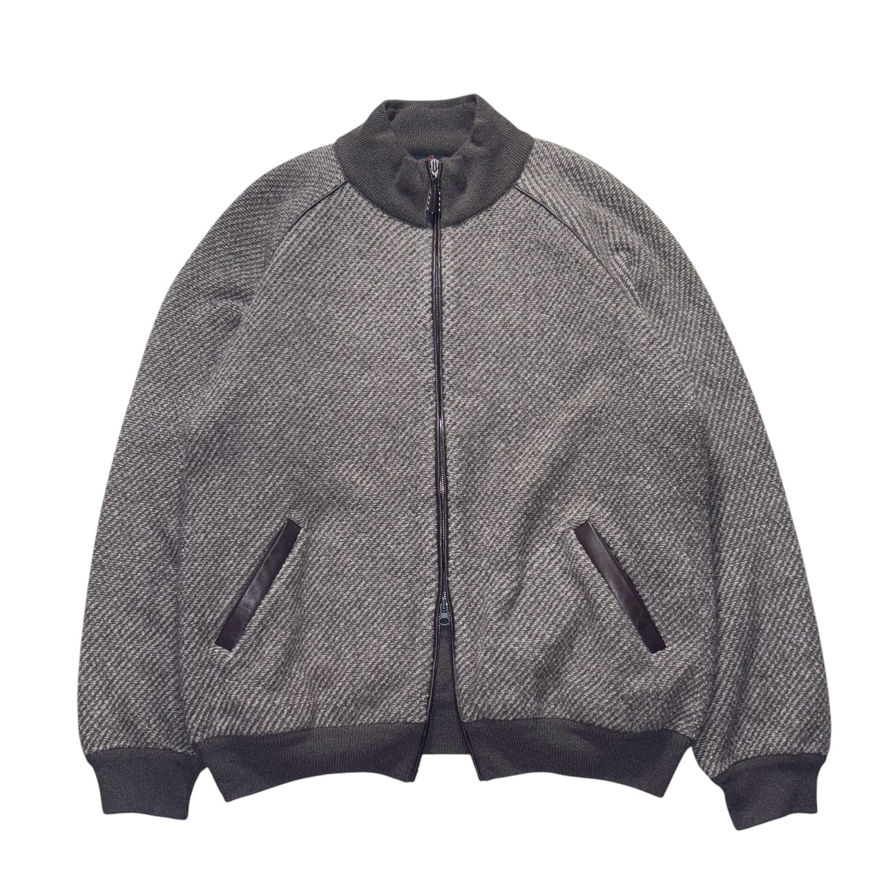 BRIONI “pure cashmere” double face knit jacket