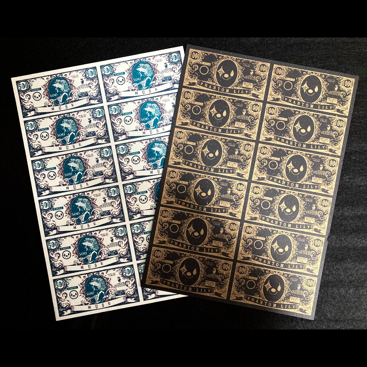 ★値下げ★4枚セット★創価学会★1ドル紙幣　加工デザイン紙幣・美品 ☆値下げ☆4枚セット☆創価学会☆1ドル紙幣 加工デザイン紙幣