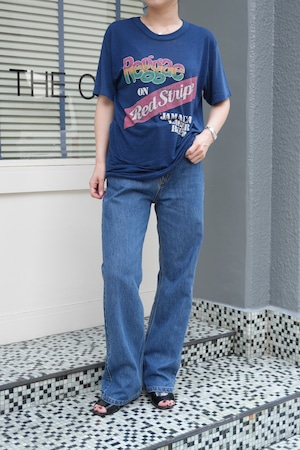 80s Red tripe Tee