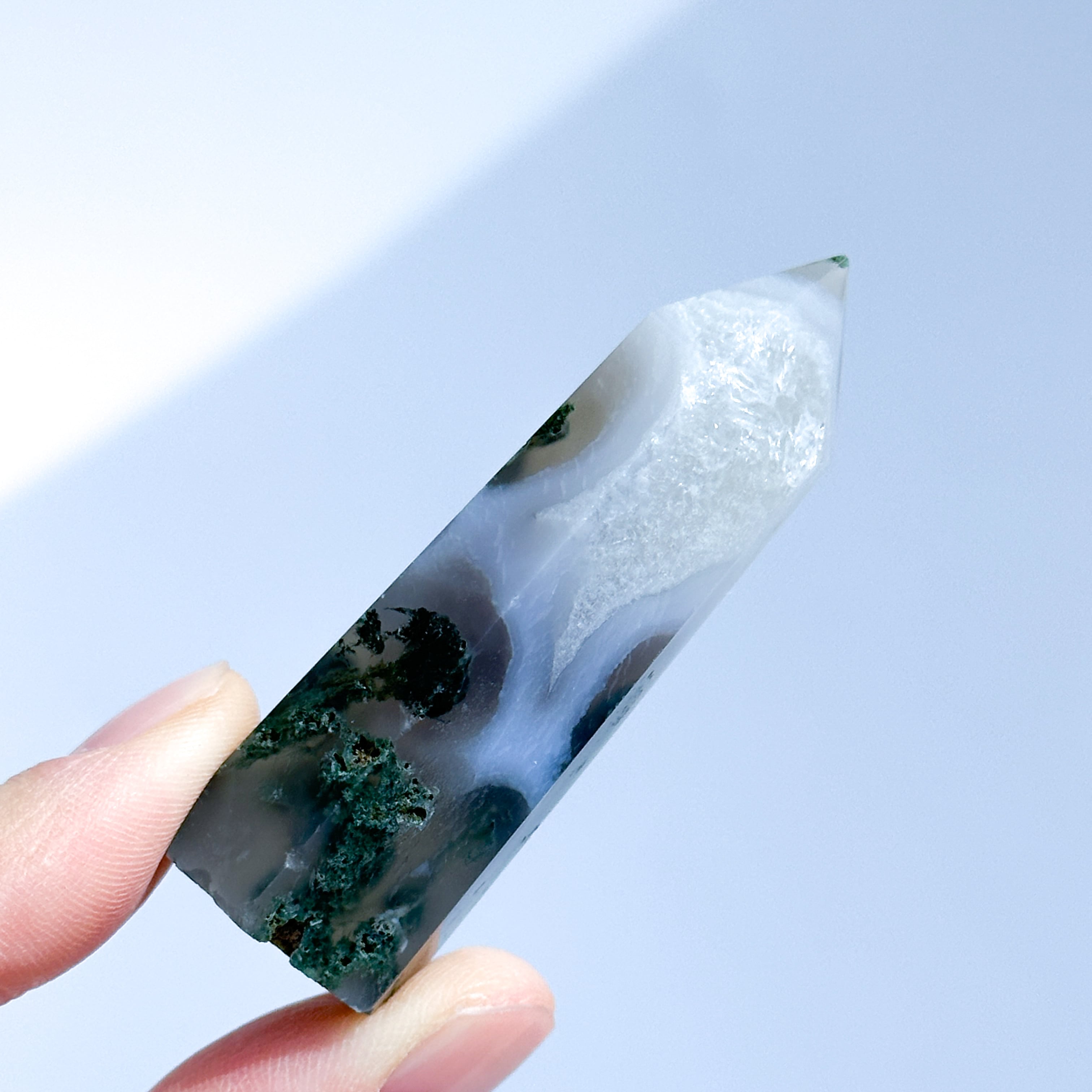 モスアゲート タワー01◇ Moss Agate ◇天然石・鉱物・パワーストーン