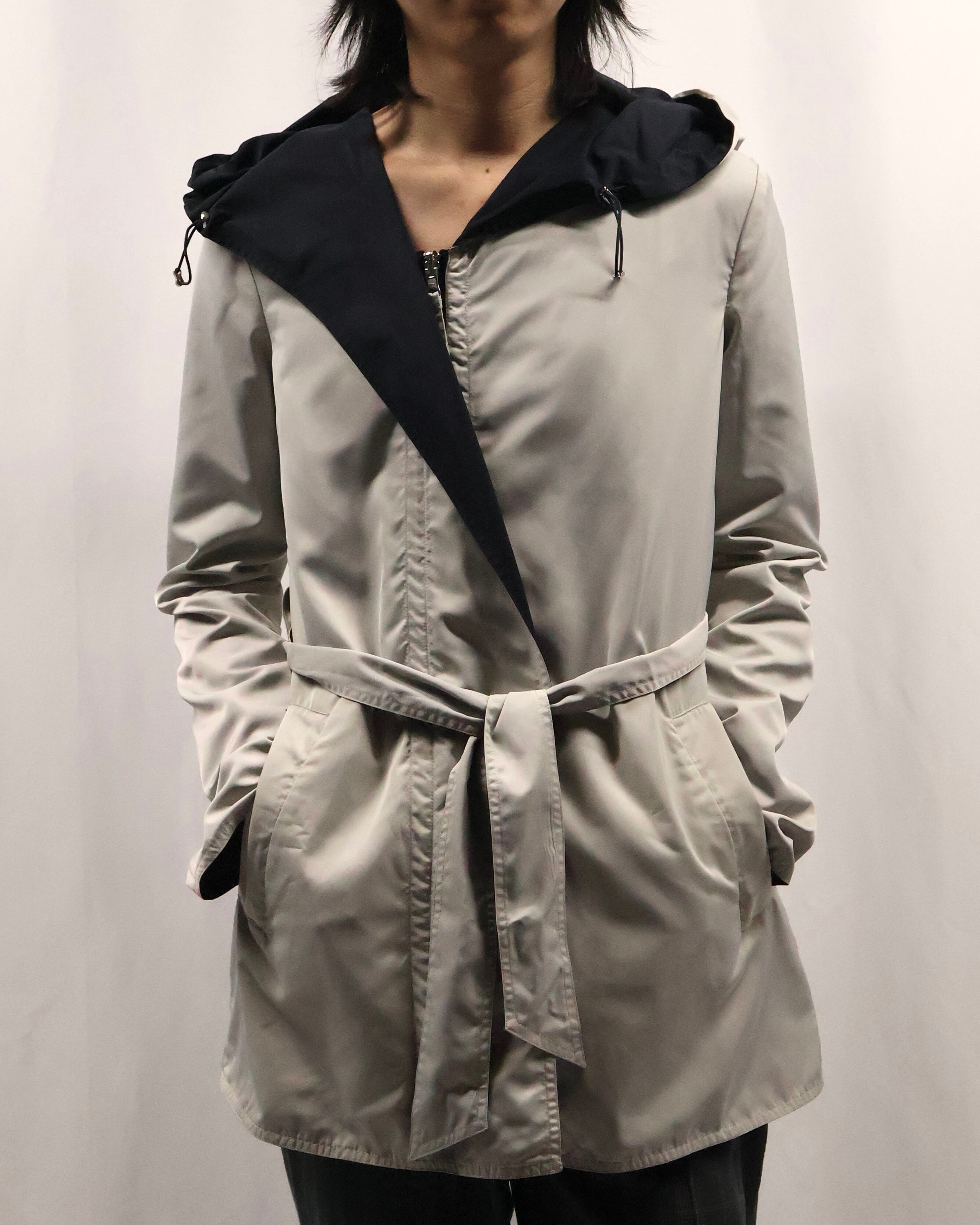 ARMANI COLLEZIONI】nylon reversible hooded jacket | blendmarket