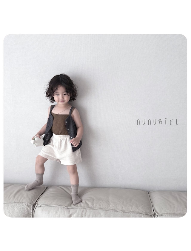 ⭐︎即納⭐︎[nunubiel-kids] muffin sleeveless