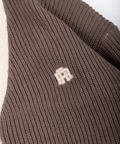 【#Re:room】PATCHWORK DESIGN KNIT CARDIGAN［REK127］