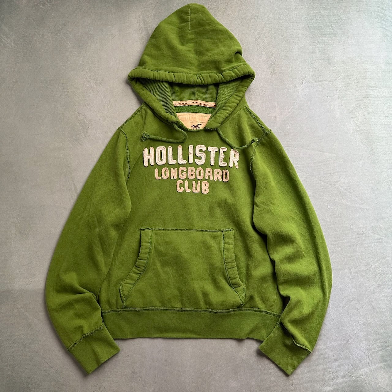【美品】HOLLISTER パーカー HOLLISTER ゆるダボ パーカー フーディー モスグリーン 古着 | RUFFY