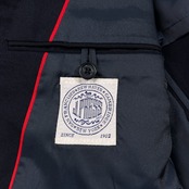 希少 J.PRESS ジェイプレス 金ボタン ダブル ブレザー テーラードジャケット サイズ 165-90-73 /ネイビー/樫山/ビンテージ