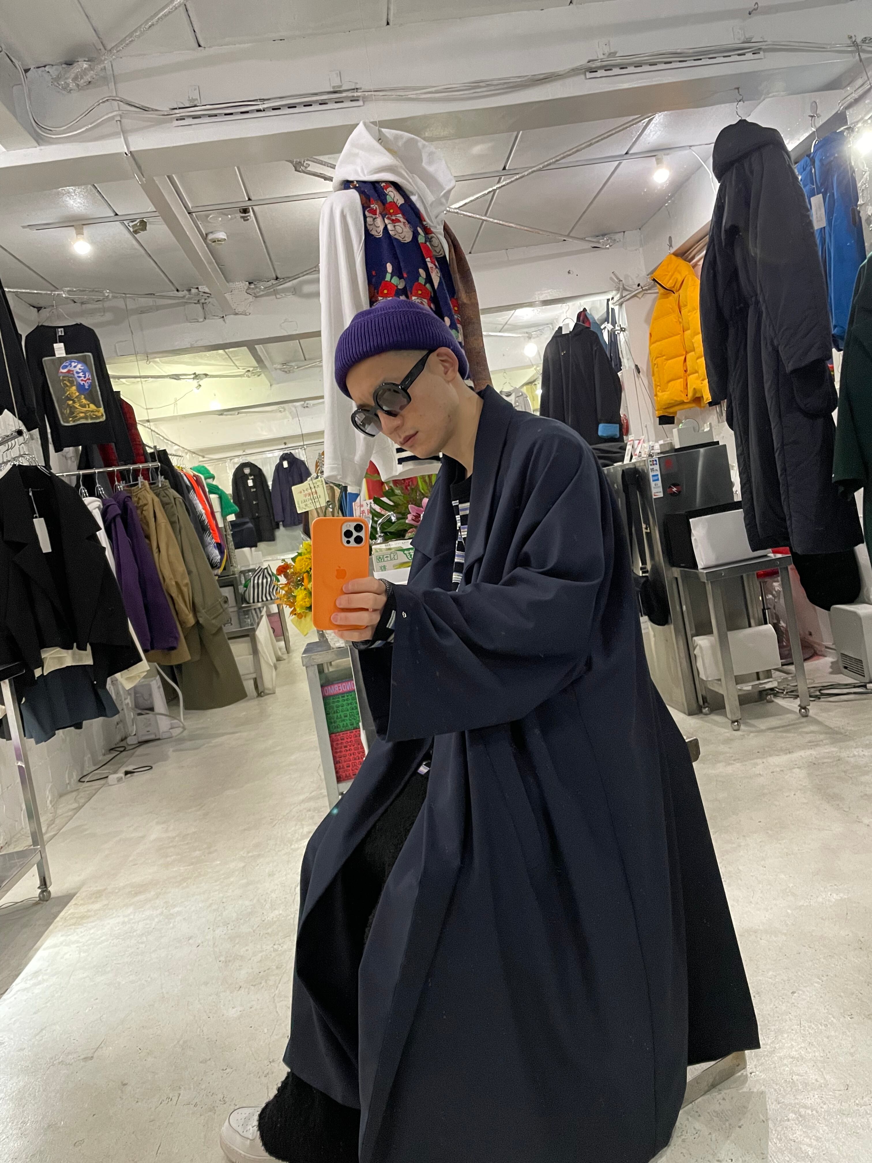 『my beautiful landlet』TWILL WRINKLE LONG COAT | SUKIKIRAI powered by BASE