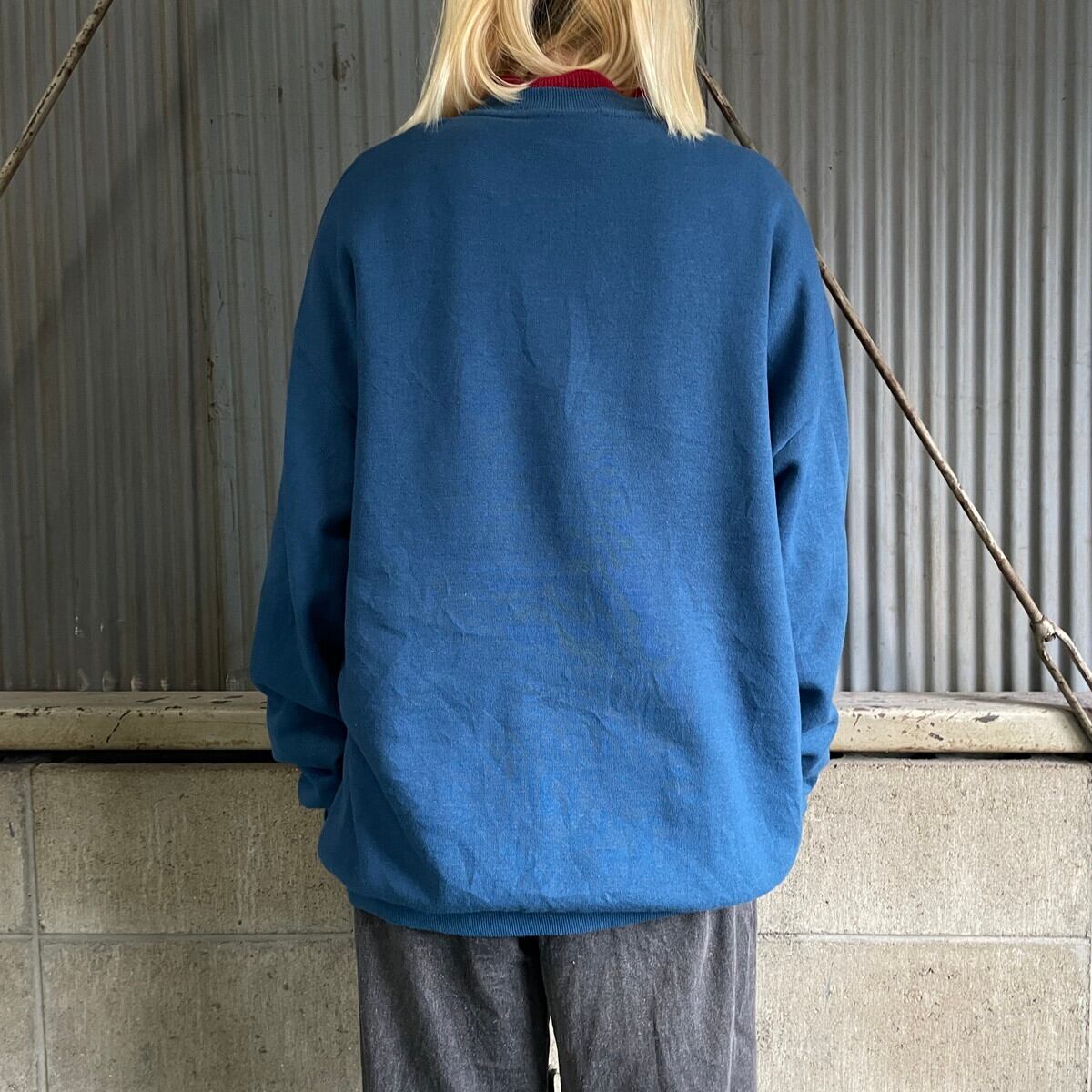90年代 USA製 MORNING SUN 猫 鳥 スウェットシャツ レディースXL 90年代 USA製 MORNING SUN 猫 鳥 スウェットシャツ レディースXL